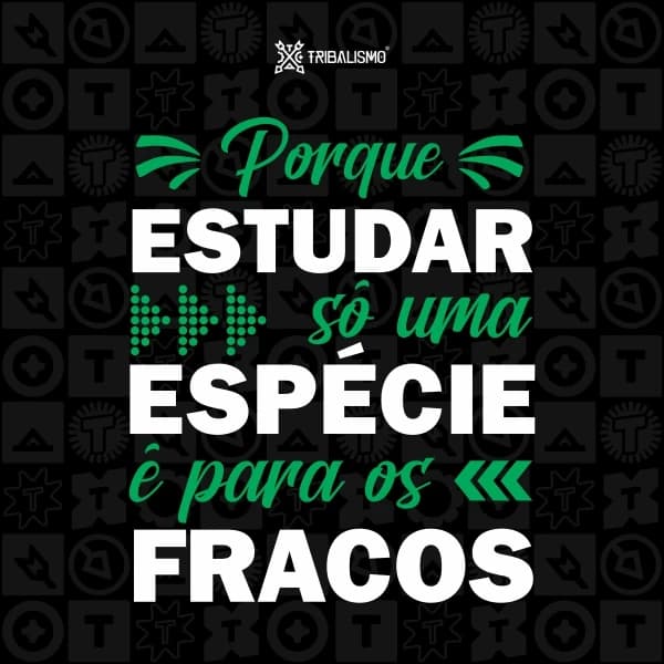 Porque estudar só uma espécie é para os fracos