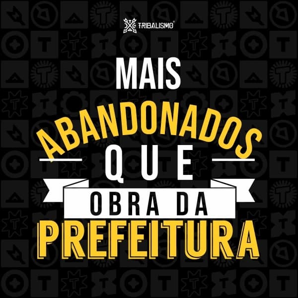 Mais abandonados que obra da prefeitura