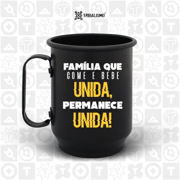 Família que come e bebe unida, permanece unida