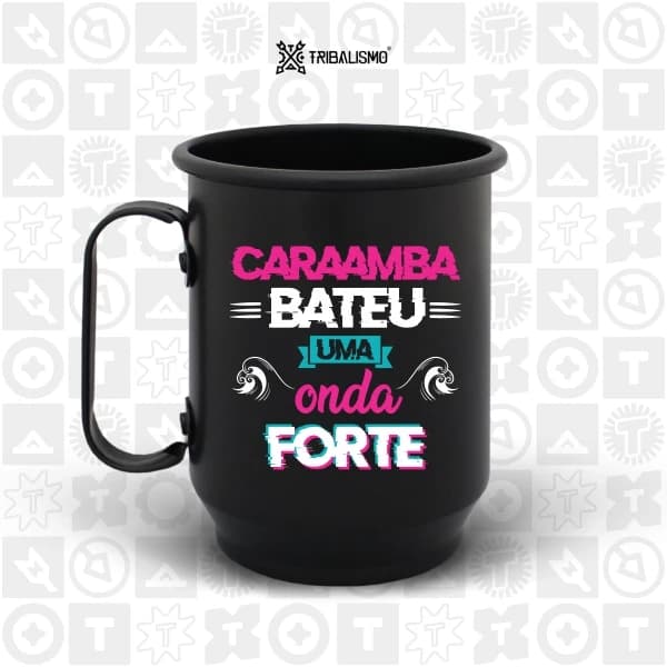 Caramba, bateu uma onda forte