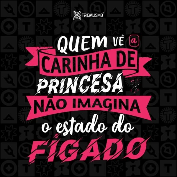 Quem vê a carinha de princesa não imagina o estado do fígado