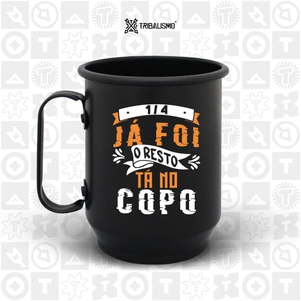 1/4 já foi o resto tá no copo