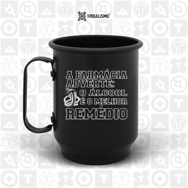 A farmácia adverte: o álcool é o melhor remédio