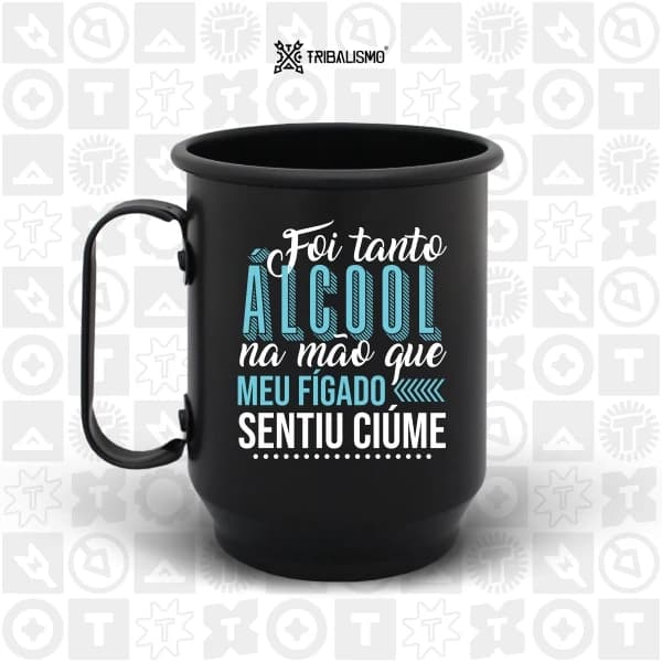 Foi tanto álcool na mão que meu fígado sentiu ciúme