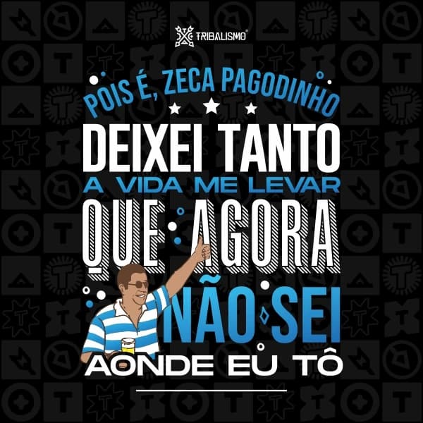 Pois é, Zeca Pagodinho. Deixei tanto a vida me levar que agora não sei aonde eu tô