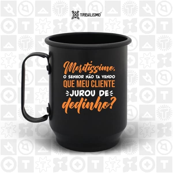 Meritíssimo, o senhor não tá vendo que meu cliente jurou de dedinho?