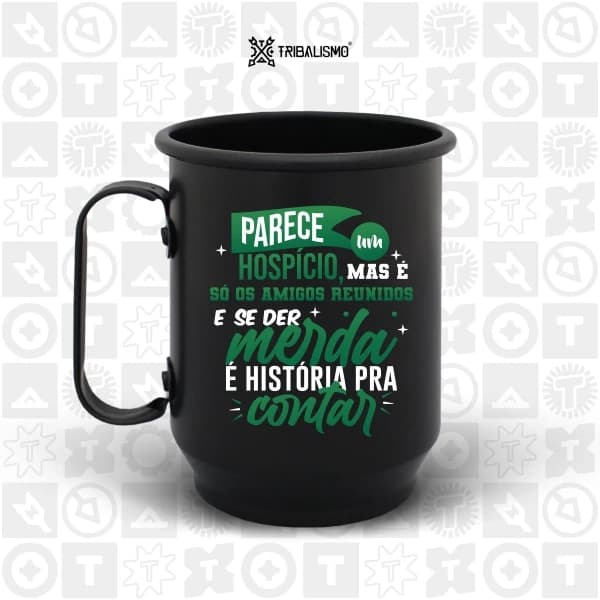 Parece um hospício mas é só os amigos reunidos e se der merda é história pra contar