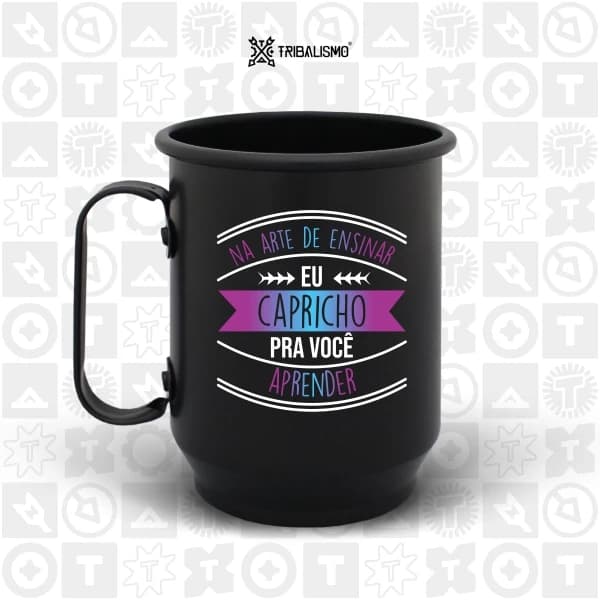 Na arte de ensinar eu capricho pra você aprender