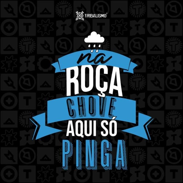 Na roça chove aqui só pinga